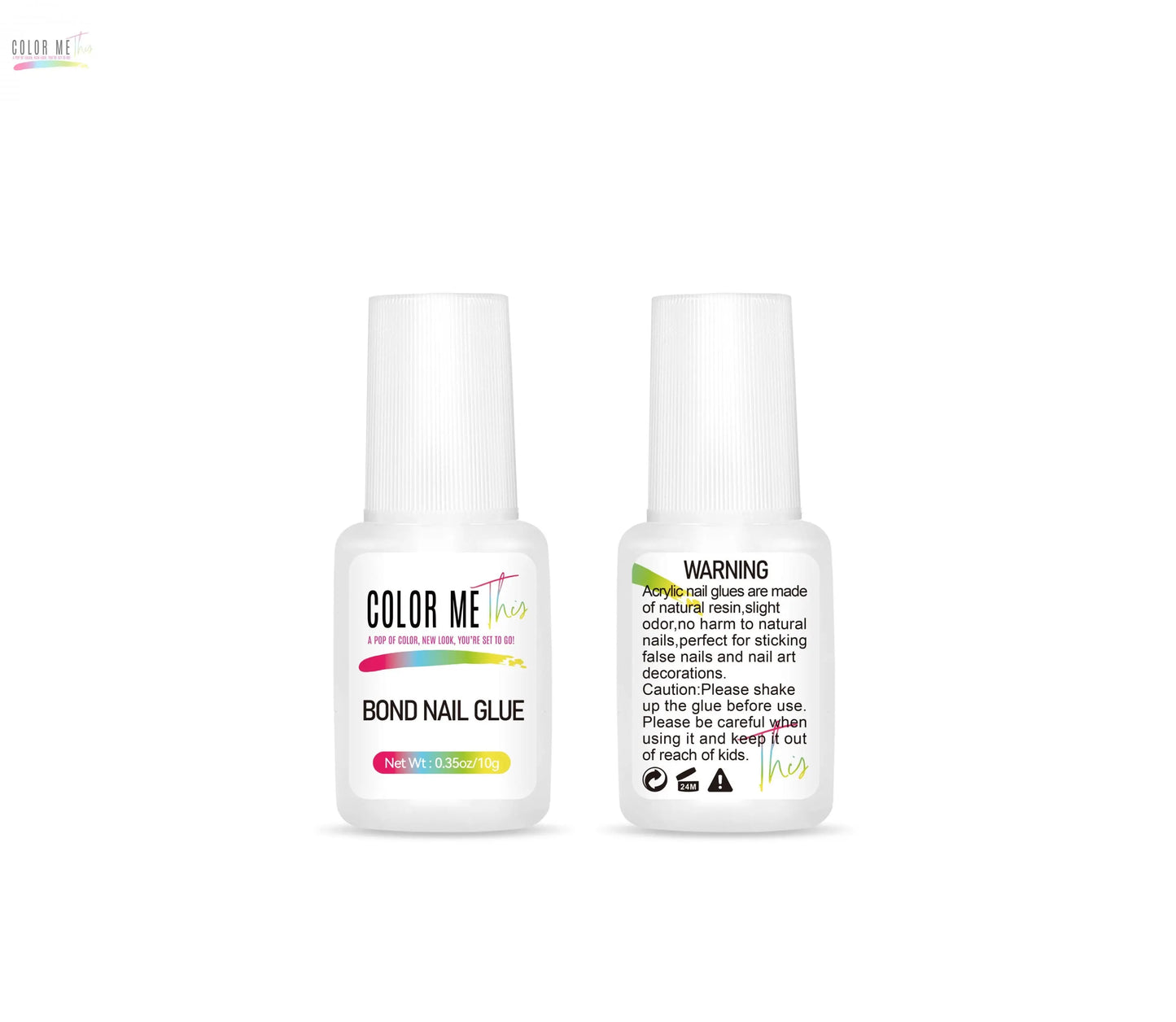 Brush On Nail Glue Color Me This