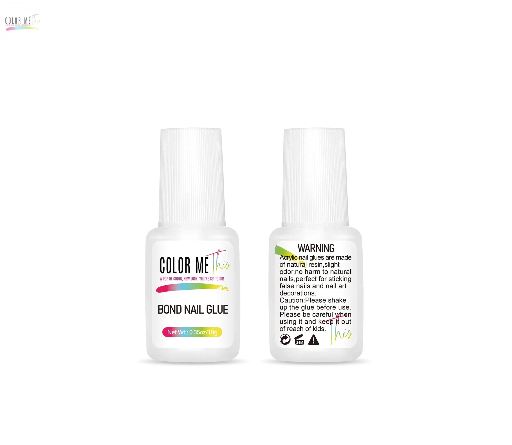 Brush On Nail Glue Color Me This