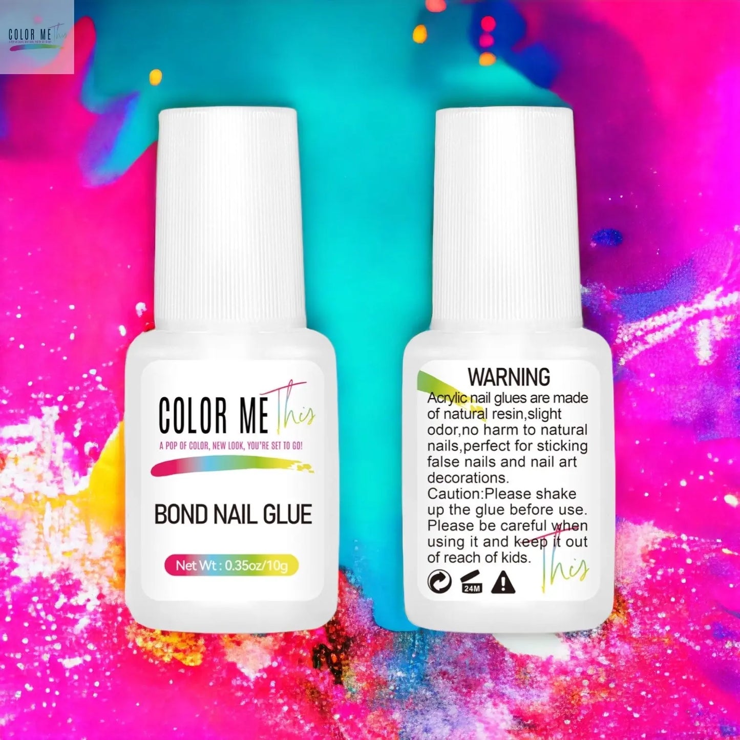 Brush On Nail Glue Color Me This