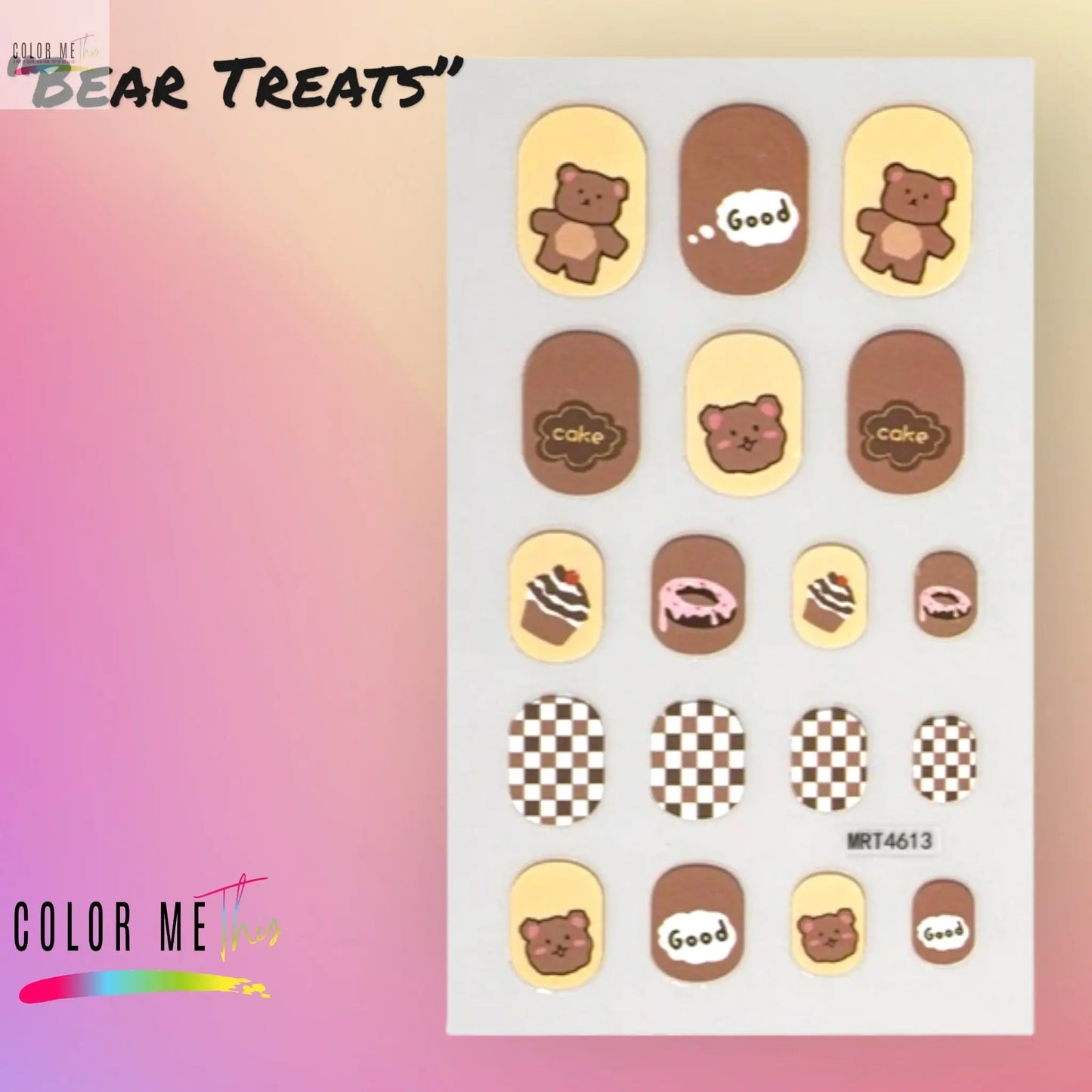 Kids Nail Stickers Color Me This
