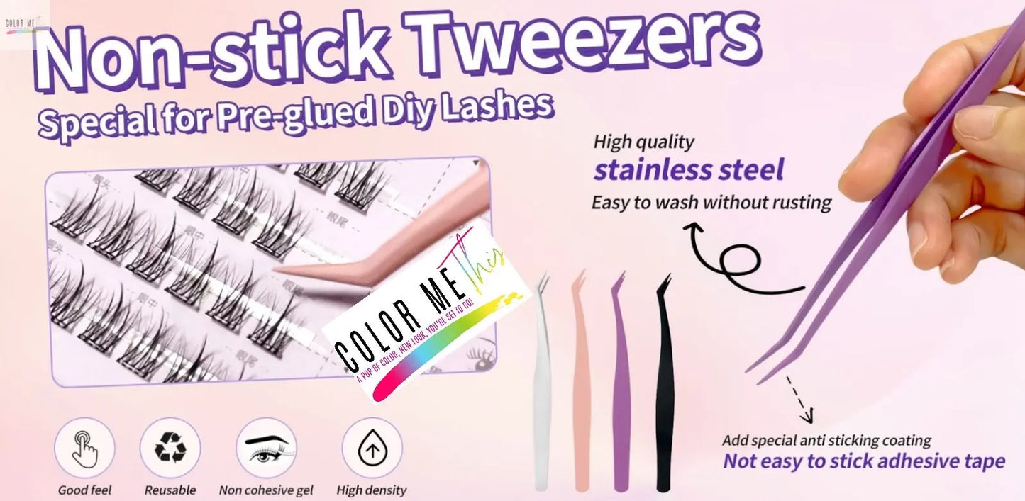 Non-Stick Tweezers Color Me This