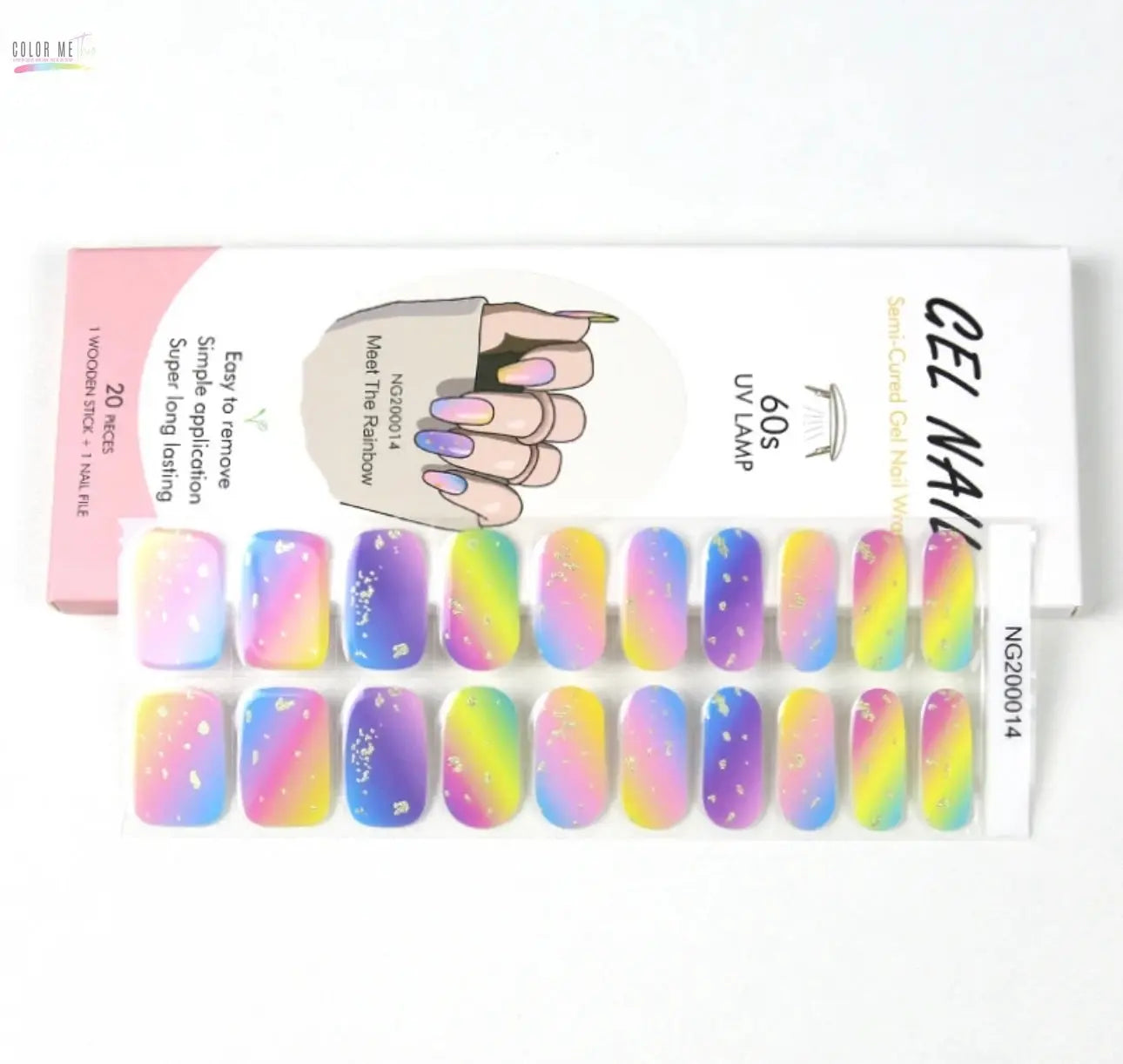 Semi-Cured Gel Nail Wraps- Designs Color Me This