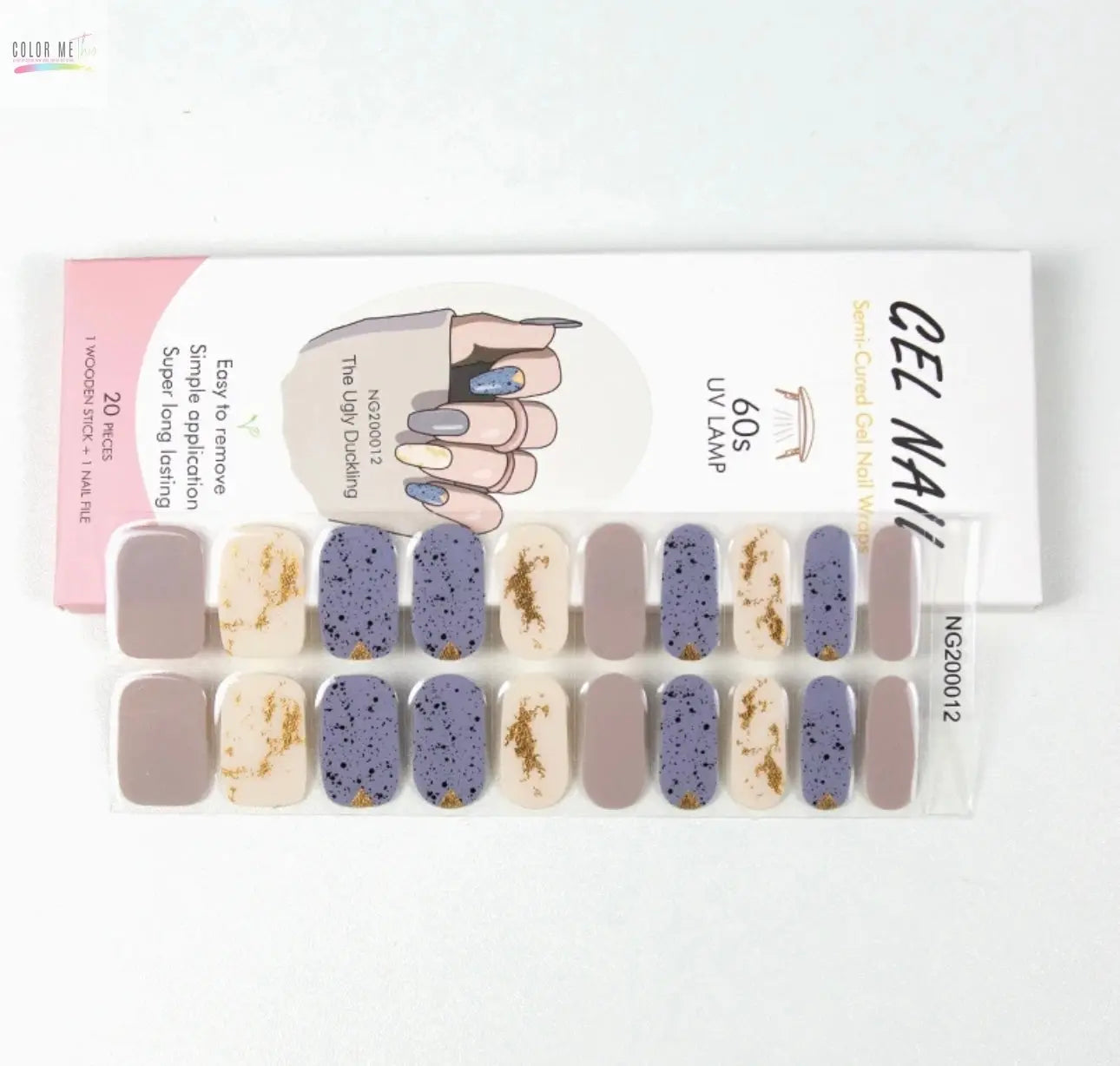 Semi-Cured Gel Nail Wraps- Designs Color Me This