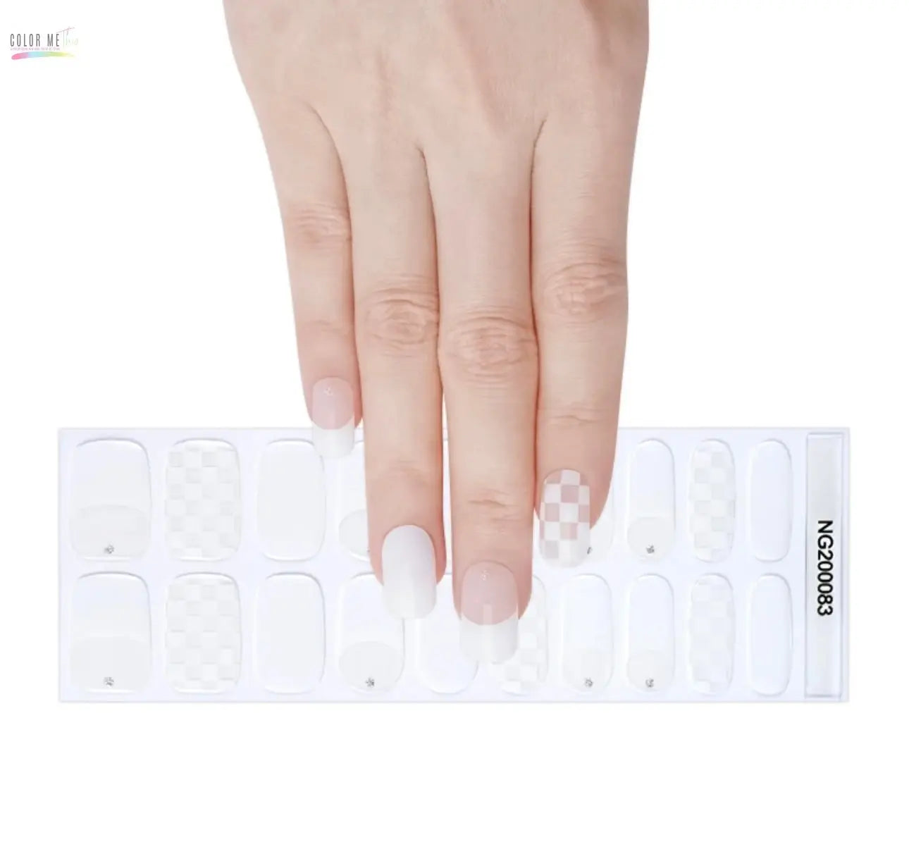 Semi-Cured Gel Nail Wraps- French Tips Color Me This
