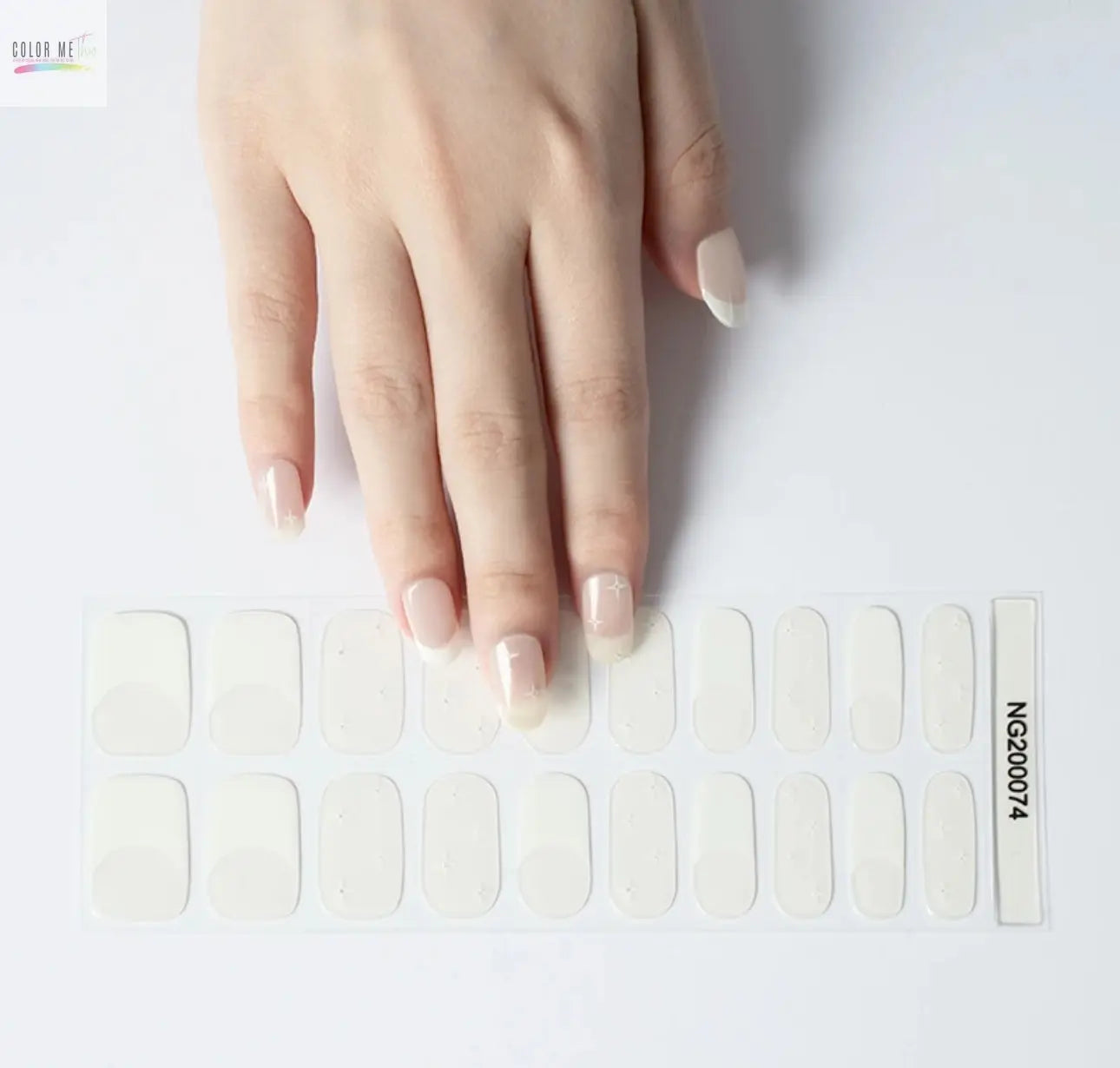 Semi-Cured Gel Nail Wraps- French Tips Color Me This