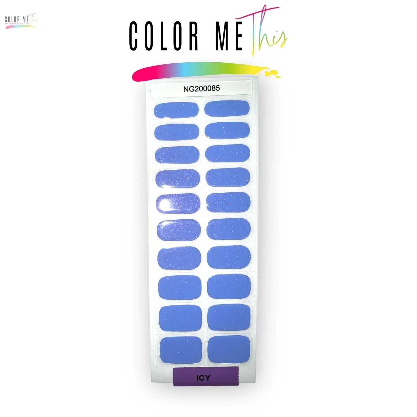 Semi-Cured Gel Nail Wraps- Shimmers Color Me This