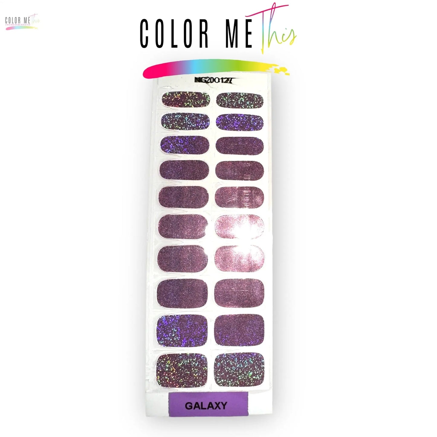 Semi-Cured Gel Nail Wraps- Shimmers Color Me This