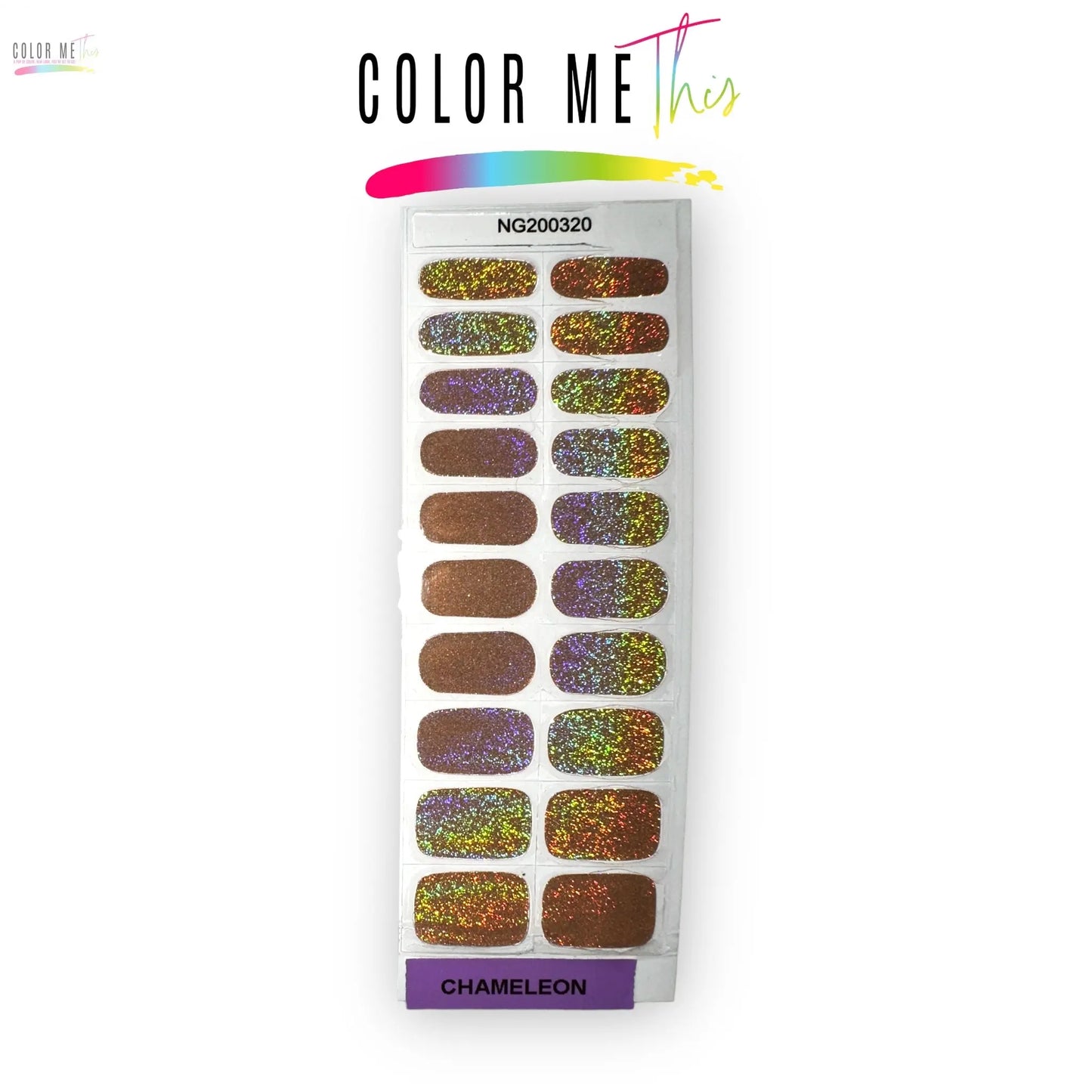 Semi-Cured Gel Nail Wraps- Shimmers Color Me This