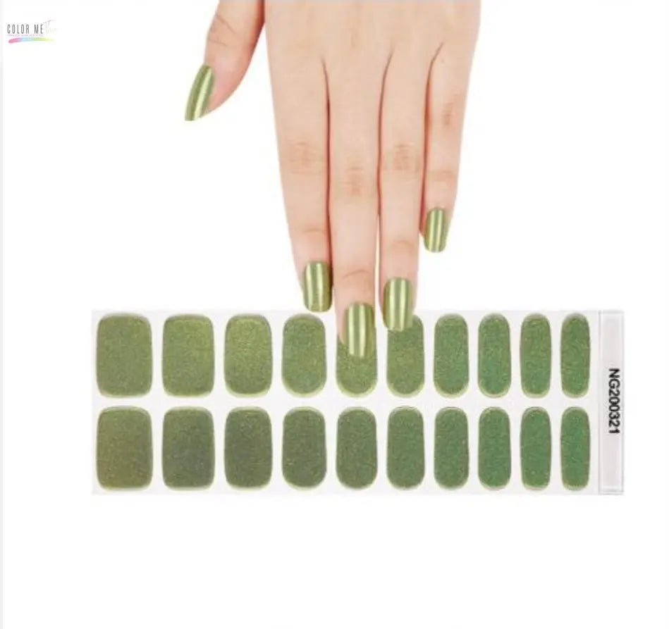 Semi-Cured Gel Nail Wraps- Shimmers Color Me This