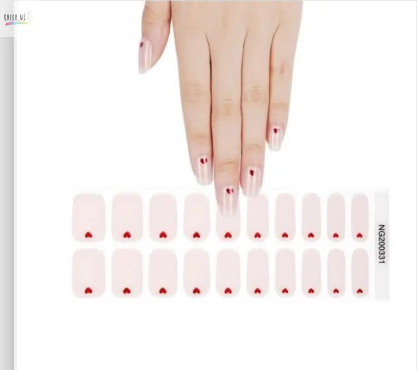 Semi-Cured Gel Nail Wraps- Shimmers Color Me This