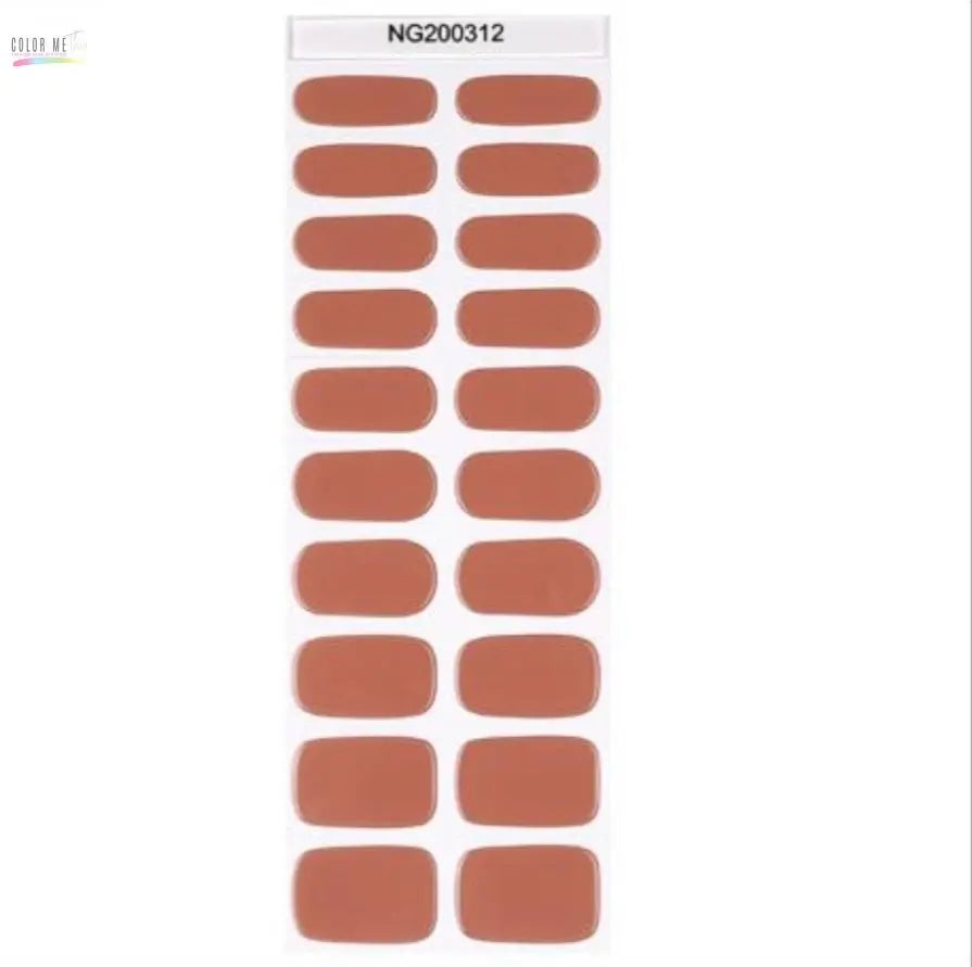 Semi-Cured Gel Nail Wraps-Solids Color Me This