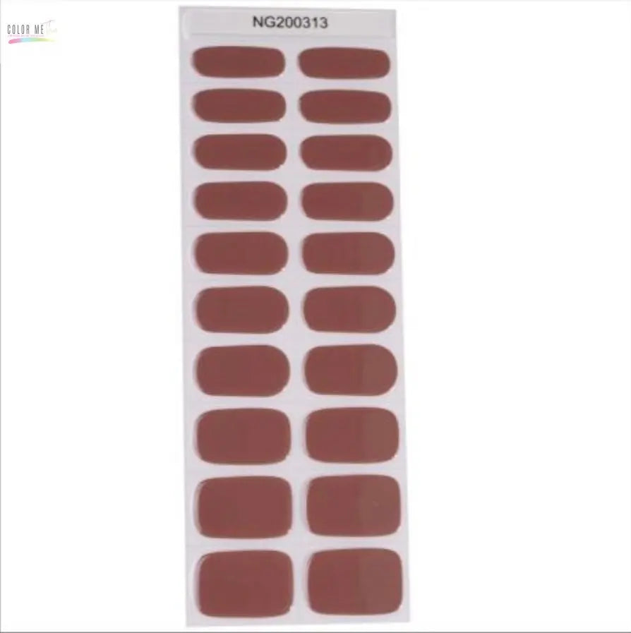 Semi-Cured Gel Nail Wraps-Solids Color Me This