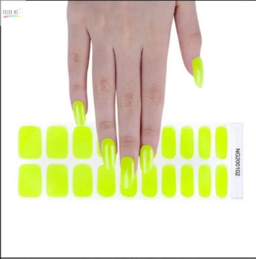 Semi-Cured Gel Nail Wraps-Solids Color Me This