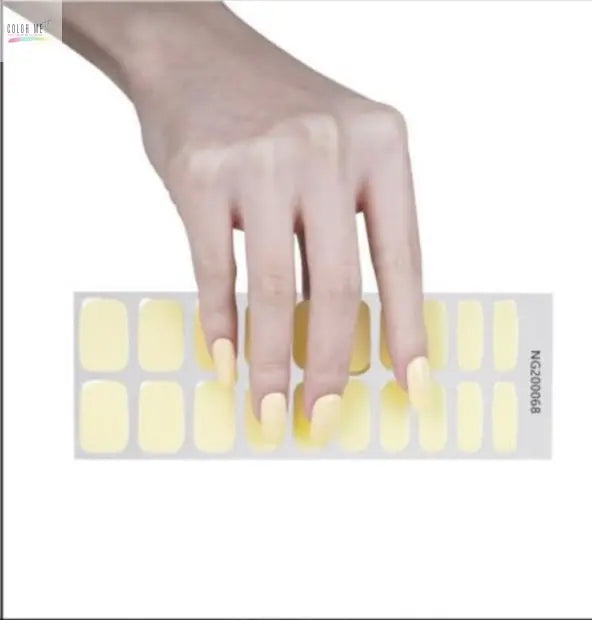Semi-Cured Gel Nail Wraps-Solids Color Me This