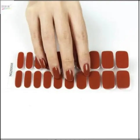 Semi-Cured Gel Nail Wraps-Solids Color Me This