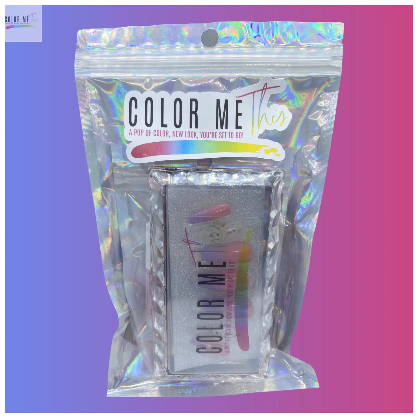 Pink and Rose Gold Color Me This