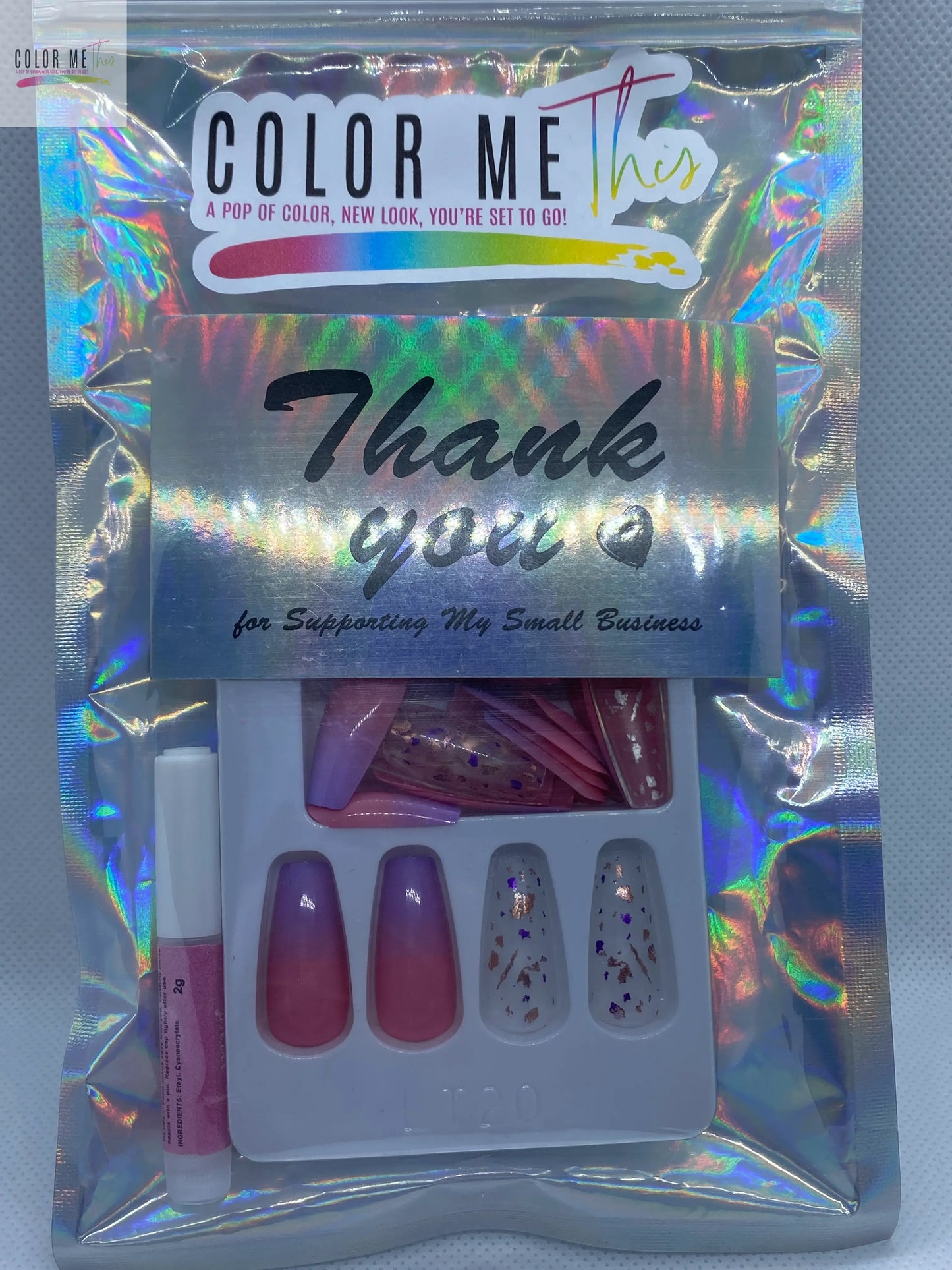 Pink and Rose Gold Color Me This