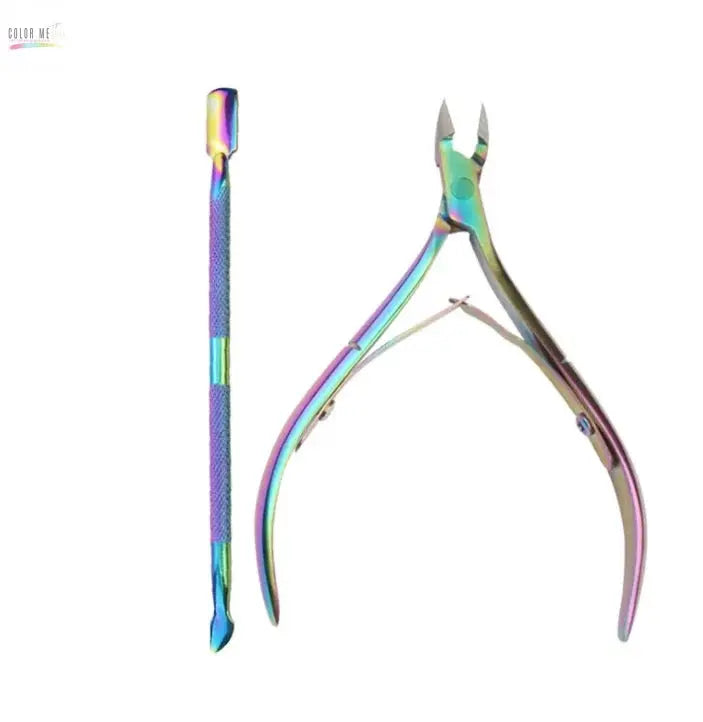 Rainbow Manicure Tool Set Color Me This