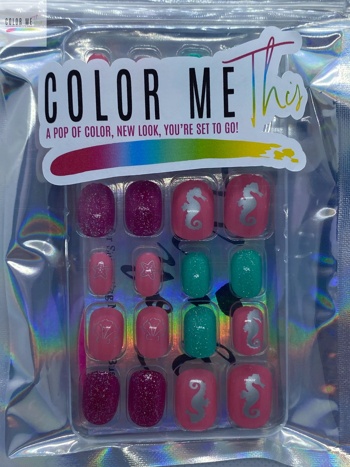 Seahorse Fun Color Me This