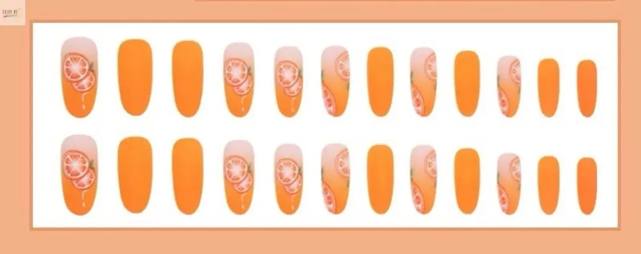 Orange Slices Color Me This