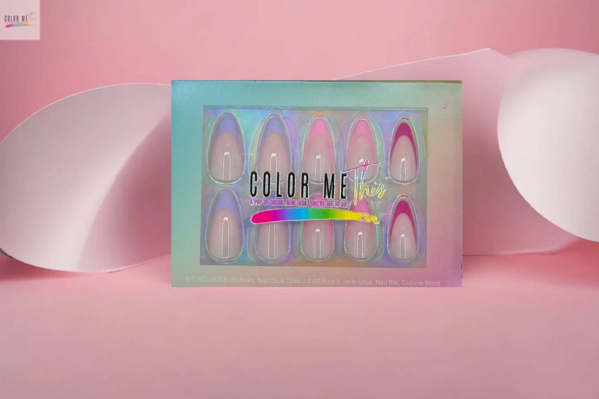 Pink Tips Color Me This