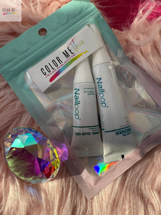 Semi-Solid Glue & Remover Kit Color Me This