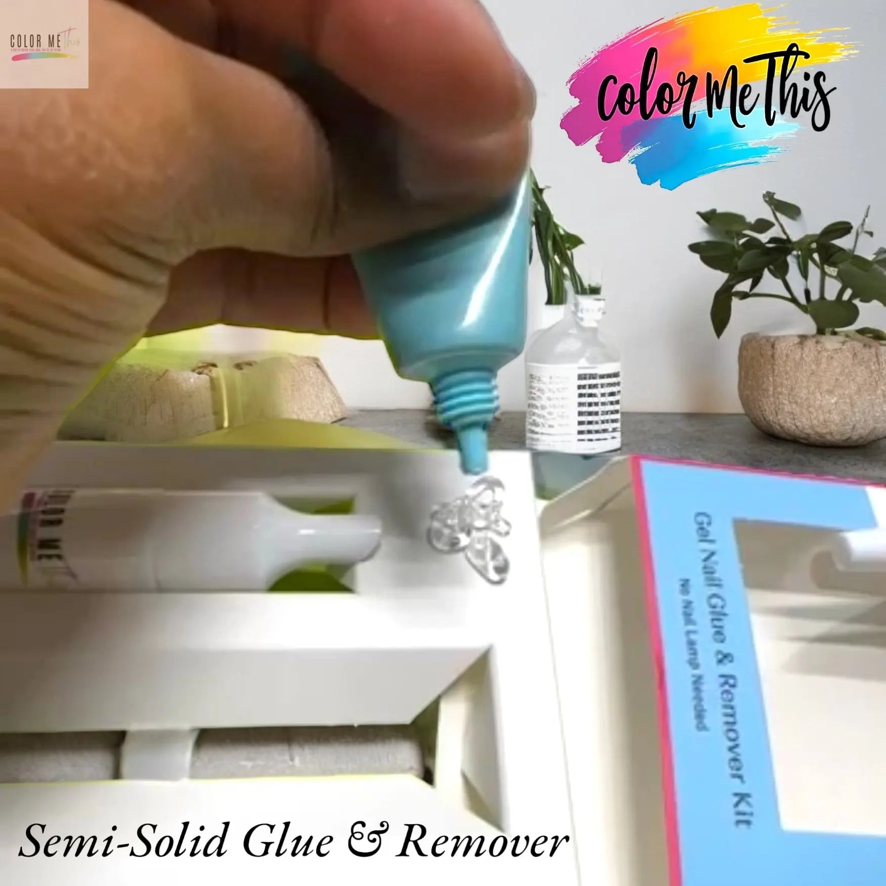 Semi-Solid Glue & Remover Kit Color Me This