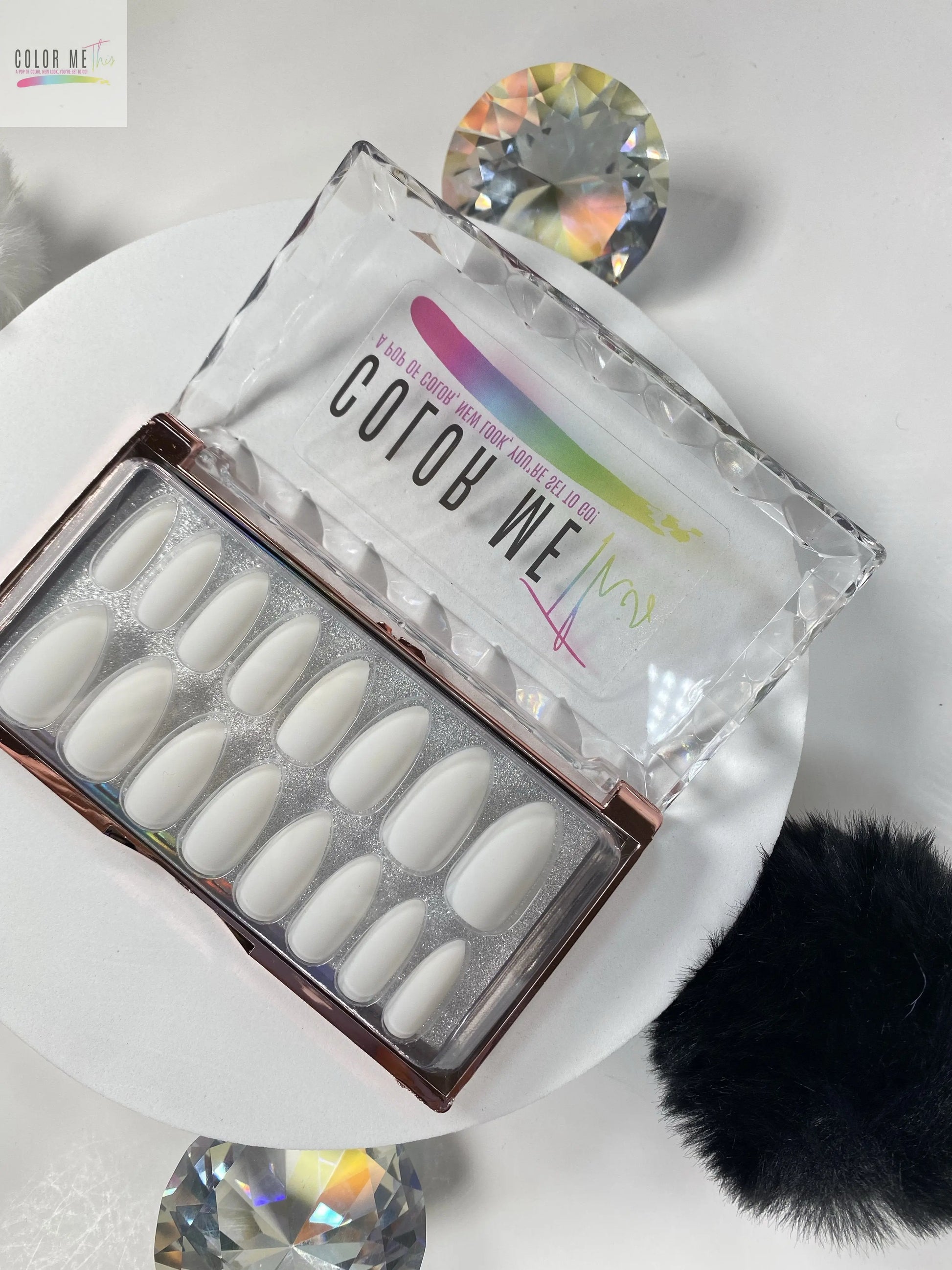 Medium Matte Almond Press On Nails Color Me This