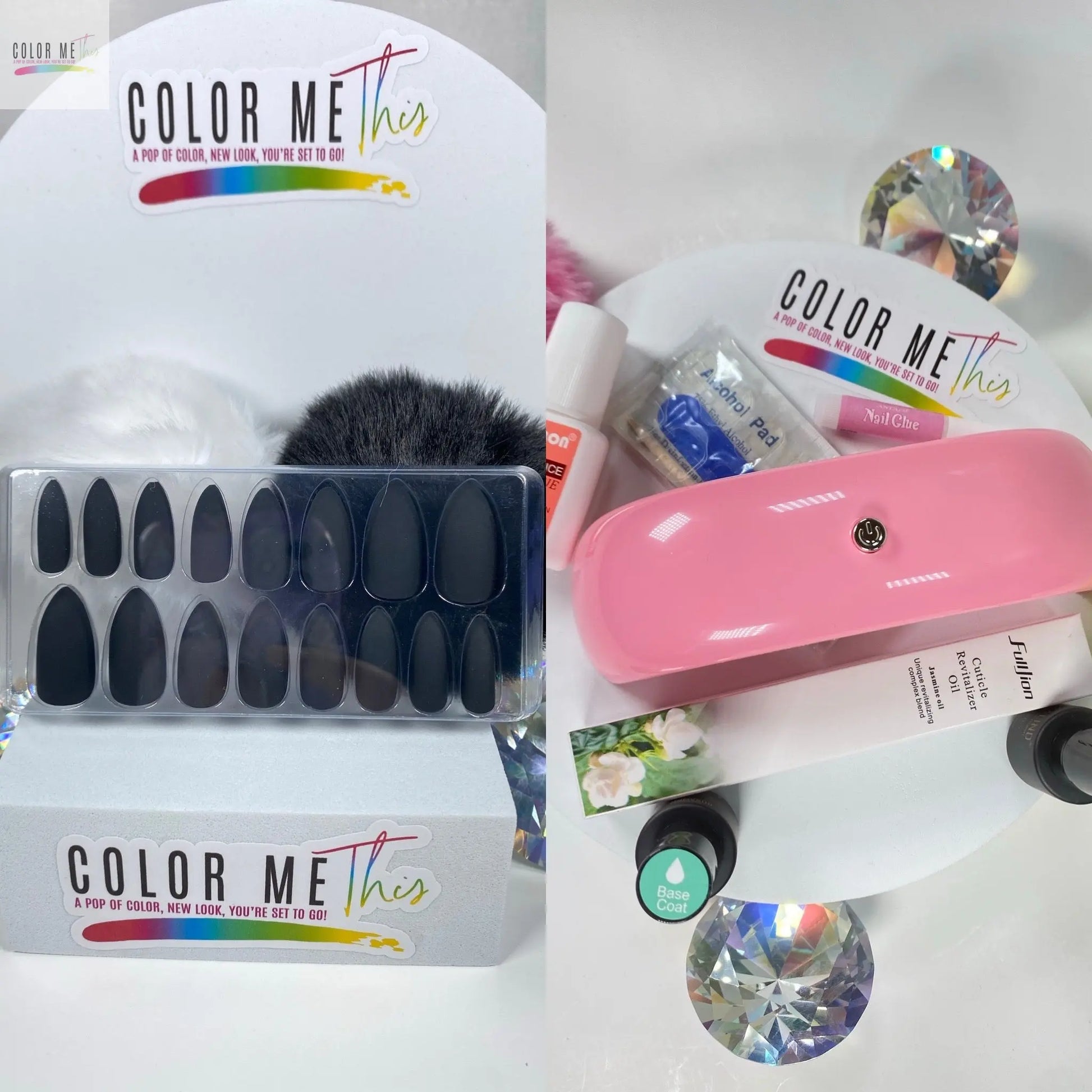 Medium Matte Almond Press On Nails Color Me This