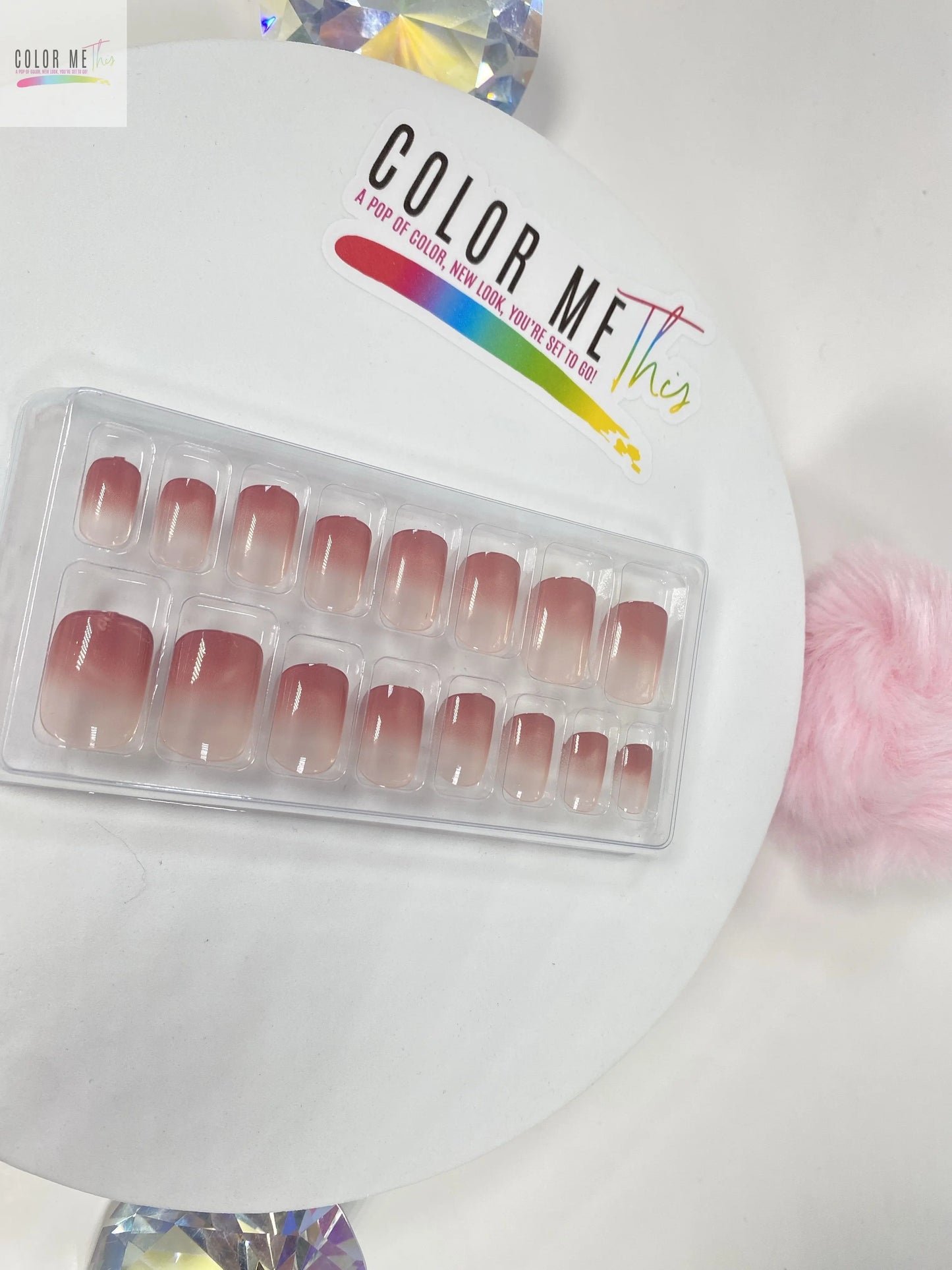 Ombré Pink Color Me This