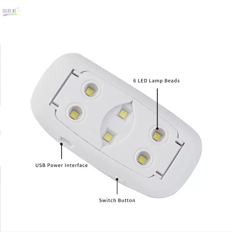 Reflective Mini UV/LED Nail Lamp Color Me This