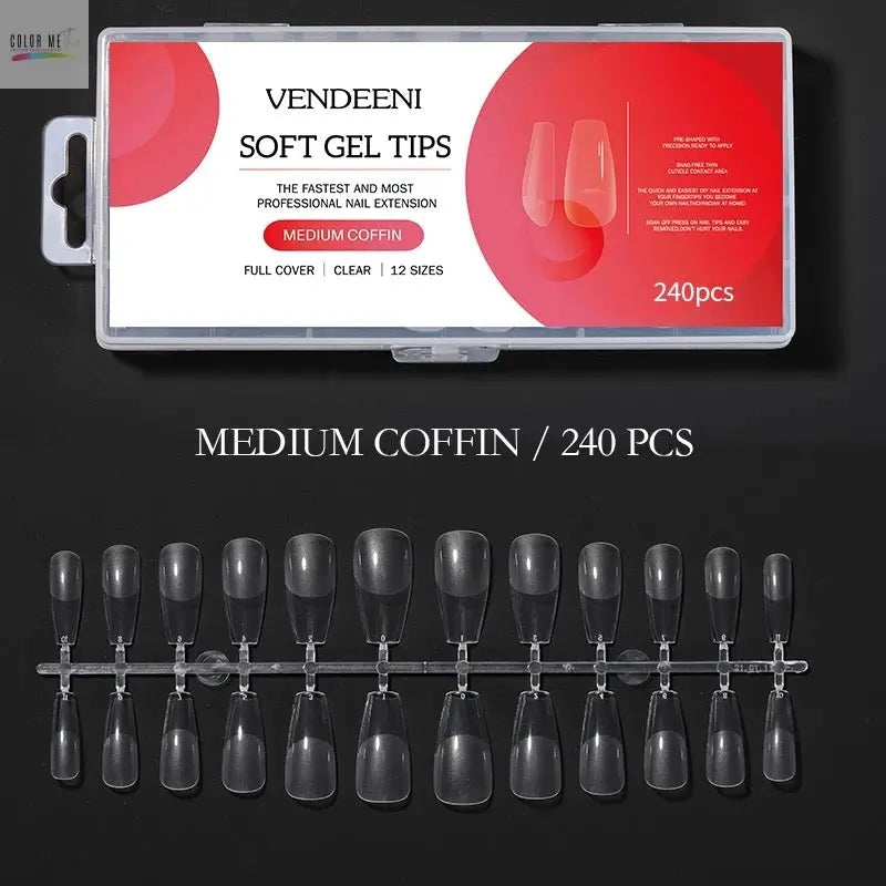 Soft Gel Full Cover Nail Tips Color Me This